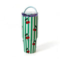Customizable Vacuum Insulated Tumbler - Leak-Proof Screw Lid & Foldable Handle