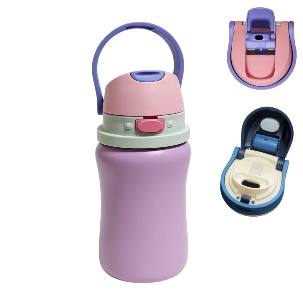 FreeSip-Style Insulated Water Bottle| Dual-Spout Flip Lid | 350ml & 600ml | Custom Logo