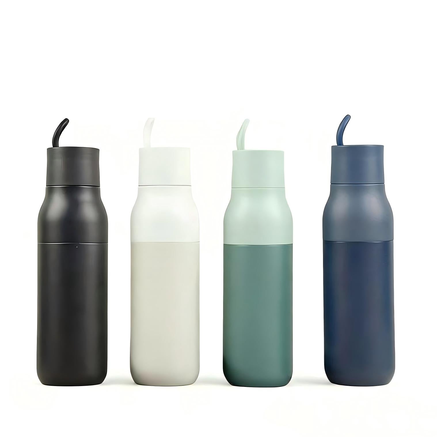 Sport Vacuum Insulated Bottle with Silicone Carry Strap - 500ml/740ml Outdoor