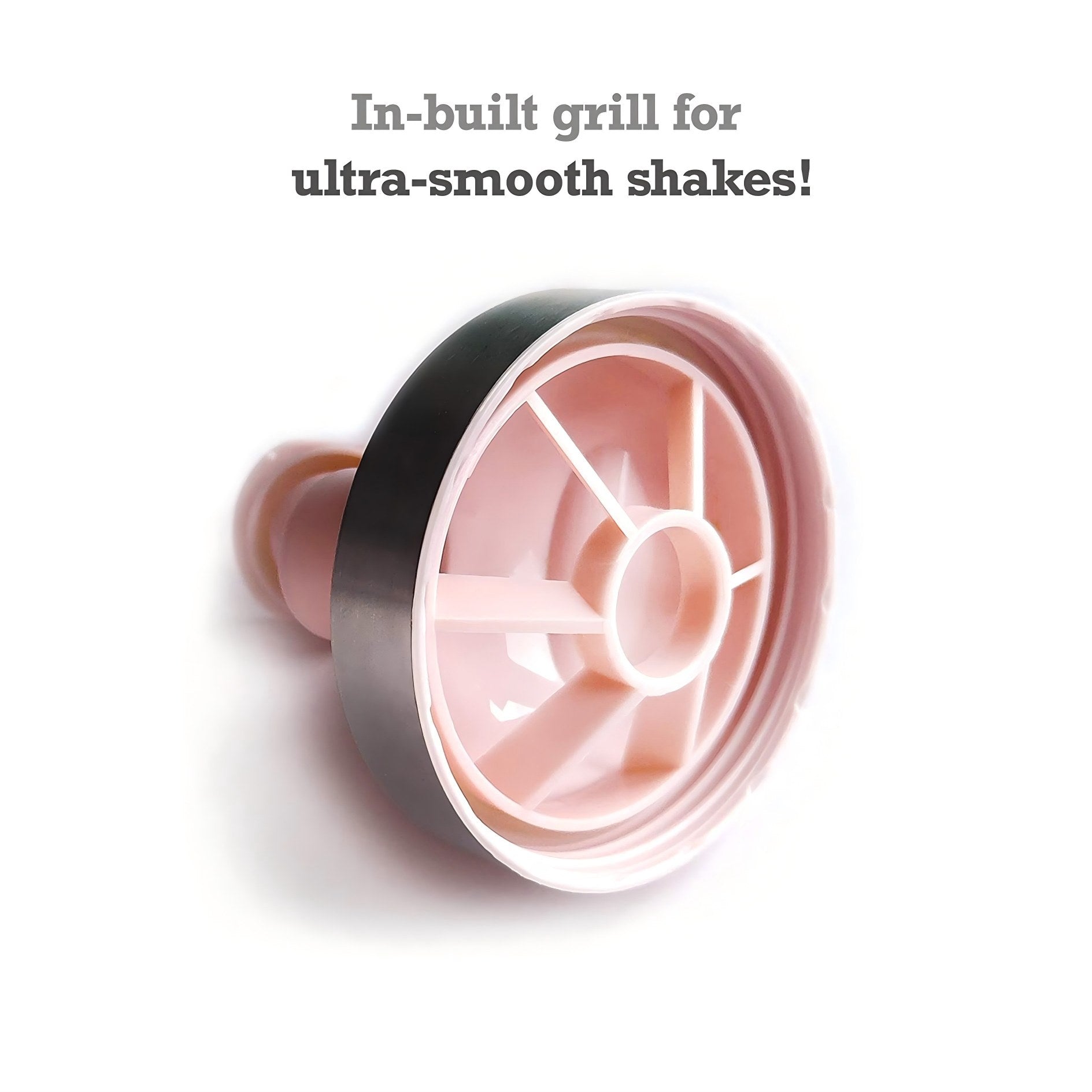 Stainless Steel Shaker Bottle with Embossed Measurement Marks - Wide Mouth Flip Spout